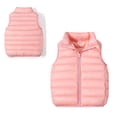 thumbnail image 1 of Kids Boys Girls Puffer Vest Kids Girls Winter Vest Light Weight Down Vest with Zip Up Cute Vest Sleeveless Winter Outfits 3-4 Years, 1 of 4
