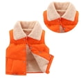 thumbnail image 1 of Kids Boys Girls Puffer Vest Kids Winter Vest Lightweight Button Down Cute Jacket Sleeveless Winter Vest 7-8 Years, 1 of 3