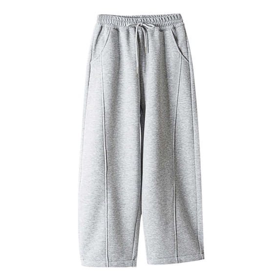 Kids Boys Girls Solid Color Thin Casual Pants for Spring and Summer Comfortable Straight Leg Sports Trousers for Daily Wear