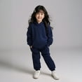 thumbnail image 1 of Kids Boys Girls Sweatsuit Set 2 Piece Long Sleeve Solid Soft Hoodie Sweatpants Joggers Set Winter Clothes 8-9 Years Boy Clothes, 1 of 4