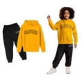 thumbnail image 1 of Kids Boys Girls Sweatsuit Set,2PC Long Sleeve Letter Pattern Hoodie Sweatpants Joggers Set Warm Fall Winter Clothes Kids Boy Clothes 5-6 Years, 1 of 3
