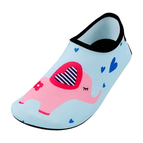 Kids Boys Girls Swim Water Shoes, Toddler Kids Swim Water Shoes Non-Slip Quick Dry Beach Shoes,Barefoot Sports Shoes Aqua Socks for Beach Outdoor Sports Hot Pink 24