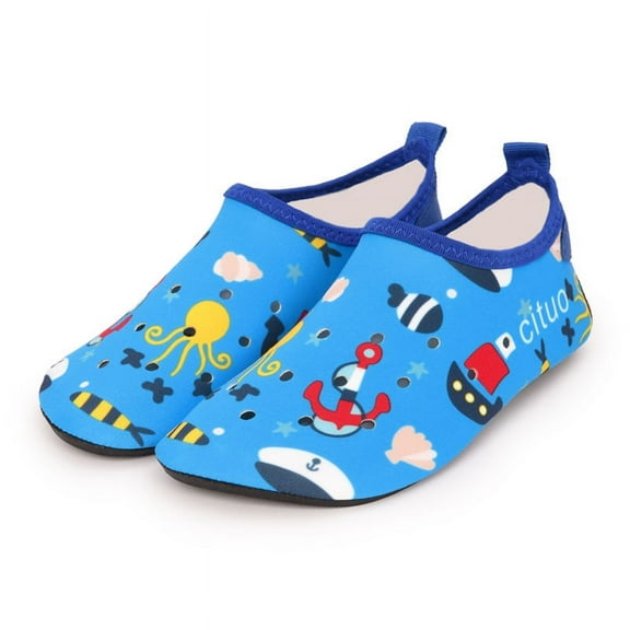 Kids Boys Girls Swim Water Shoes, Toddler Kids Swim Water Shoes Non-Slip Quick Dry Beach Shoes,Barefoot Sports Shoes Aqua Socks for Beach Outdoor Sports