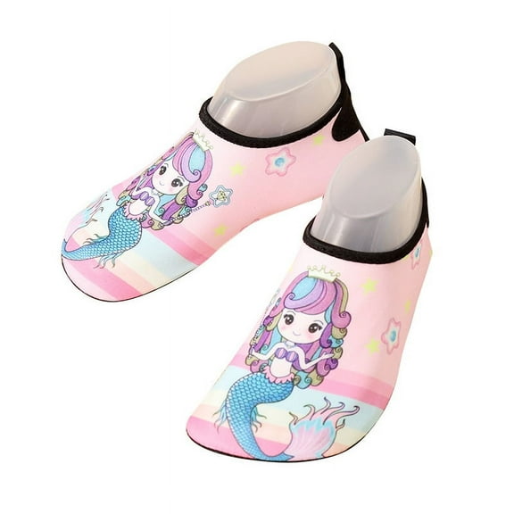 Kids Boys Girls Swim Water Shoes, Toddler Kids Swim Water Shoes Non-Slip Quick Dry Beach Shoes,Barefoot Sports Shoes Aqua Socks for Beach Outdoor Sports