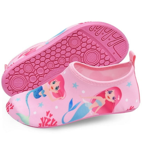 Kids Boys Girls Swim Water Shoes, Toddler Kids Swim Water Shoes Non-Slip Quick Dry Beach Shoes,Barefoot Sports Shoes Aqua Socks for Beach Outdoor Sports
