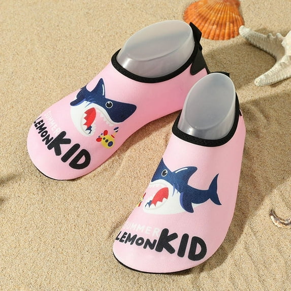 Kids Boys Girls Swim Water Shoes, Toddler Kids Swim Water Shoes Non-Slip Quick Dry Beach Shoes,Barefoot Sports Shoes Aqua Socks for Beach Outdoor Sports