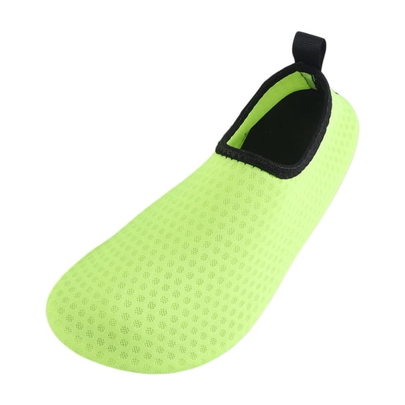 Kids Boys Girls Swim Water Shoes, Toddler Kids Swim Water Shoes Non-Slip quic dry Beach Shoes,Barefoot Sports Shoes Aqua Socks for Beach Outdoor Sports Green 28