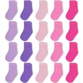 thumbnail image 1 of Kids Boys Girls Toddler Socks - Multipack Baby Socks for Kids Home Hiking Socks 1-13 Years - 20 Pairs Elastic Mid Cut Socks, 1 of 5