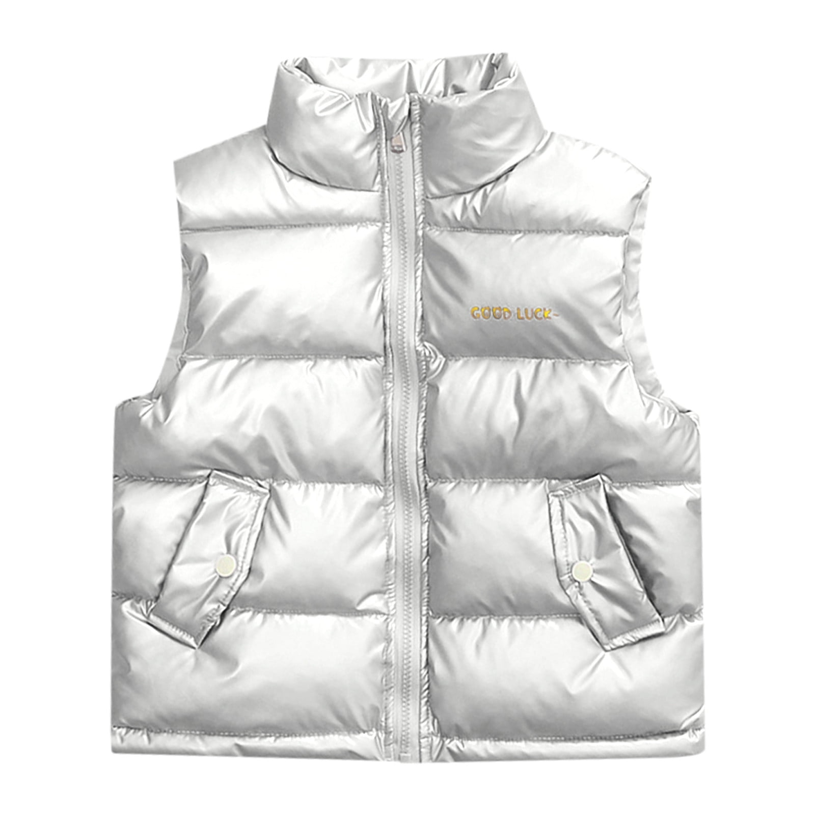 Kids Boys Girls Vest Winter Warm Lightweight Toddler Vest Outerwear