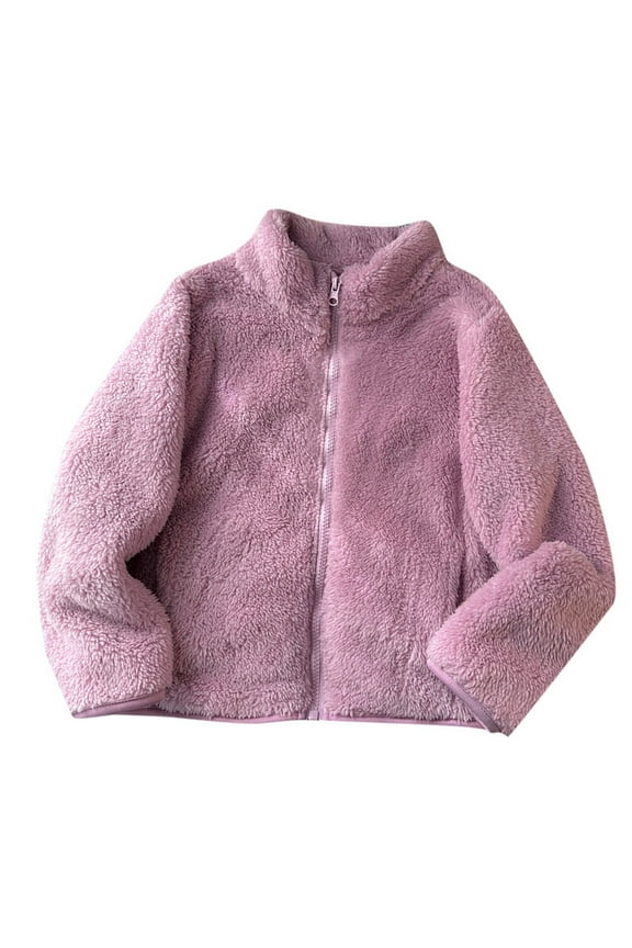 Kids Boys Girls Winter Coat Womens Two Tone Hooded Mid Length Warm Jacket Outerwear Jackets 4-5 Years