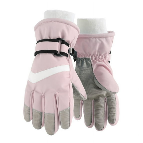 Kids Boys Girls Winter Gloves Cold Weather Waterproof Ski Snow Gloves Outdoor Windproof Warm Thickening Snowboard Gloves