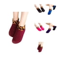 thumbnail image 1 of Kids Boys Girls Winter Warm Lined Leopard Print Non- Grip Socks, Soft Cozy Thick Thermal Indoor House Socks, Non-Thermal Home Slipper Shoes, 1 of 3