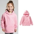thumbnail image 1 of Kids Boys Hoodie Casual Long Sleeve Hoodie Sweatershirt Pullover Red Hoodies kids Fall Clothes Little Girls Clothes8-10 Years, 1 of 7