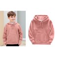 thumbnail image 1 of Kids Boys Hoodie Pink Hoodies Casual Long Sleeve Hoodies Warm Fall Winter Clothes Kids Girls Clothes 4-5 Years, 1 of 3