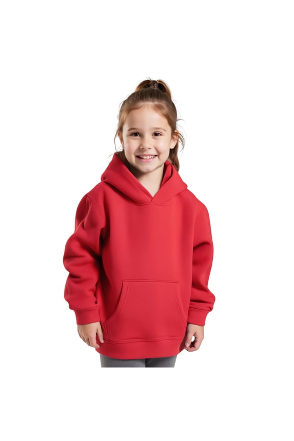 Kids Boys Hoodie Red Hooded Casual Long Sleeve Hooded Sweatshirt Top Fall Clothes Girls Clothes Size 6-8 Years Kids Clothes