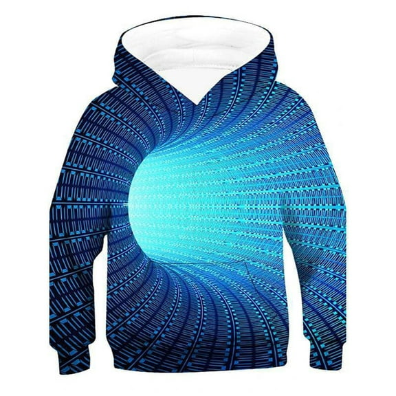 Kids Boys Hoodie Teen Cartoon Print Sweatshirts Pullover 3D With Pocket Hoodie Tops