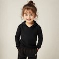thumbnail image 1 of Kids Boys Hoodies Black Hoodies Casual Long Sleeve Sweatshirts Fall Clothes Girls Tops Size 7-8 Years, 1 of 5