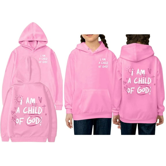 Kids Boys Hoodies Jesus Hoodies Long Sleeve Graphic Sweatshirt Girls Casual Oversize Pullover Top Essentials Sweatshirt Toddler 140 Boys Clothes Cute Boy Girl Clothing