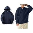 thumbnail image 1 of Kids Boys Hoodies Kids Full Zip Hooded Casual Long Sleeve Hoodie Sweatershirt Pullover Fall Clothes Kids Boy Clothes 6-7 Years, 1 of 6