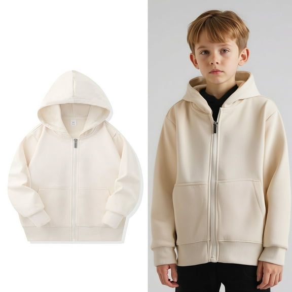 Kids Boys Hoodies Kids Zip up Hoodie Long Sleeve Pullover Hoodie Sweatshirt Winter Clothes Girls Sweatshirts Size 3-4 Years