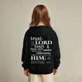 thumbnail image 1 of Kids Boys Hoodies Trust in the Lord Hoodies Long Sleeve Graphic Hoodies Cute Oversize Pullover Top Preppy Clothes Preppy Clothes for Girls 4-5 Years Cute&nbsp;Boy Girl&nbsp;Clothing, 1 of 7