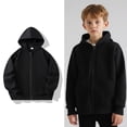 thumbnail image 1 of Kids Boys Hoodies Zip up Hoodie Lightweight Long Sleeve Hoodies Warm Fall Winter Clothes Size 7-8 Years Boys Clothes, 1 of 7