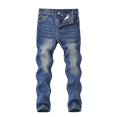 thumbnail image 1 of Kids Boys Jeans Cargo Jogger Pants Stretch Elastic Waist with Pocket Classic Fit Jogger 9-10 Years Boy Clothes, 1 of 9