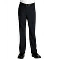 thumbnail image 1 of Kids Boys Junior Toddler Flat Front Slim Fit Formal Dress Pants Slacks (Black, 2), 1 of 1