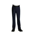 thumbnail image 1 of Kids Boys Junior Toddler Flat Front Slim Fit Formal Dress Pants Slacks (Navy, 10), 1 of 1