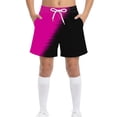 thumbnail image 1 of Kids Boys Mesh Lining Swim Shorts Adjustable Drawstring Quick Dry Surf Trunks for Beach Holiday Party, 4T-15Y, 1 of 4