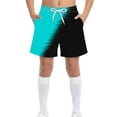 thumbnail image 1 of Kids Boys Mesh Lining Swim Shorts Adjustable Drawstring Quick Dry Surf Trunks for Beach Holiday Party, 4T-15Y, 1 of 8