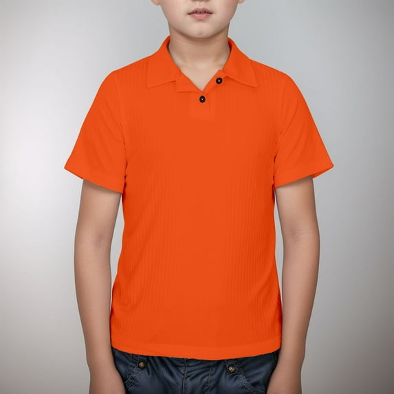 Kids Boys Polo Shirts Solid Color Boys Uniform Shirts Fashion Shirts Short Sleeve Polo 9-10 Years Cute Boy Clothing