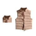 thumbnail image 1 of Kids Boys Puffer Vest Sleeveless Lightweight Girls' Outerwear Vests Winter Clothes Girls Vest Size 5-6 Years, 1 of 4