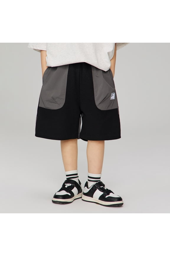 Kids Boys Shorts Drawstring Elastic Waist Pull-On Boy Summer Toddler Biker Shorts 8-9 Years