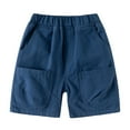 thumbnail image 1 of Kids Boys' Shorts Elastic Waist Drawstring Athletic Shorts Toddler Summer Clothes Boy Kids Boy Essentials 4-5 Years, 1 of 3