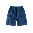 thumbnail image 1 of Kids Shorts Boys Stretchy Relaxed Casual Boys Summer Clothes Boys Toddler Clothes 4-5 Years, 1 of 3