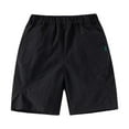 thumbnail image 1 of Kids Boys Shorts Loose Fit Casual Elastic Waist Shorts Drawstring Shorts Athletic Shorts 4-5 Years Boys Clothes Boys Clothes, 1 of 4