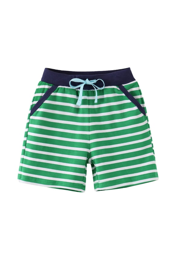 Kids Boys Shorts Straight Leg Regular Pull On Boy Summer Clothes Toddler Biker Shorts 6-7 Years