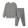 thumbnail image 1 of Kids Boys Silk Pajamas Set Stripes Button Down Homewear Set Girls Casual Pajamas Set Girls Pajamas 7T Cute&nbsp;Boy Girl&nbsp;Clothing, 1 of 2