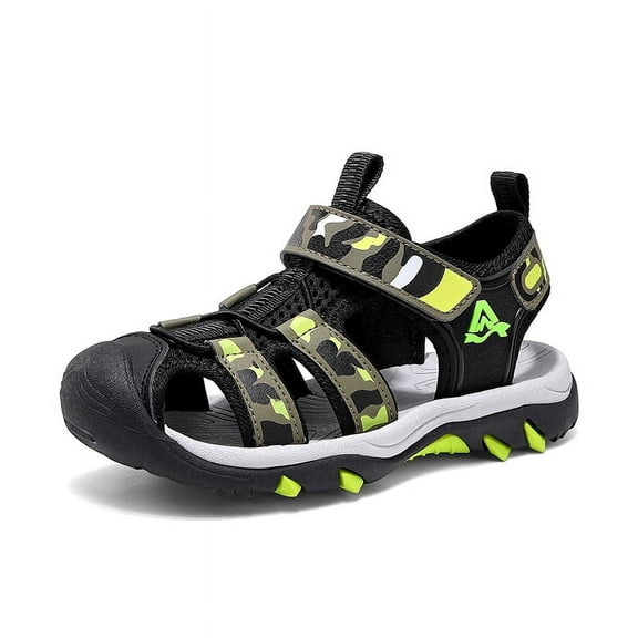 Kids Boys Summer Sports Sandals Comfort Hiking Beach Outdoor Closed Toe Sports Sandals Shoes for Kids