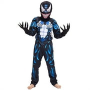 LITOTAIL Kids Boys Superhero Costumes Halloween 3D Muscle Venom Costume Bodysuit for Kids