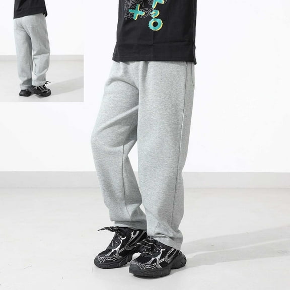 Kids Girls Sweatpants Girls Athletic Pants with Pockets Drawstring Basic Boys Gray Sweatpants Boys Size 4-5 Years Pants