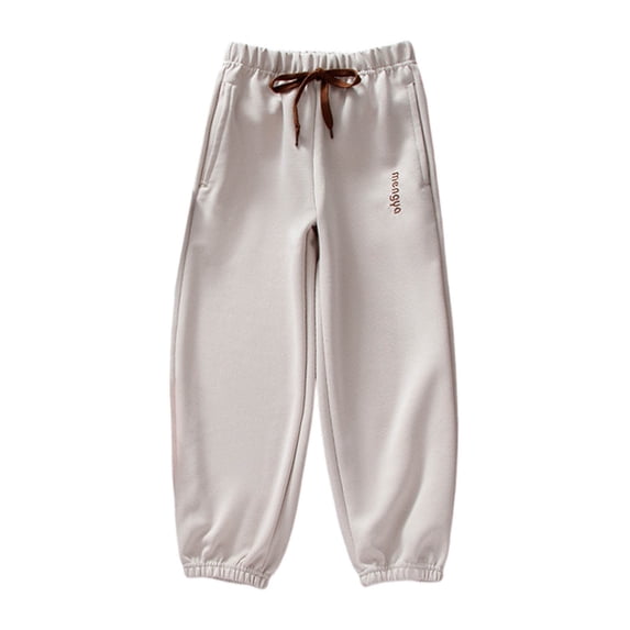 Kids Boys Sweatpants Kids Active Joggers Athletic with Pockets Drawstring Loose Fit Sweat Pants Boy Pants 5-6 Years