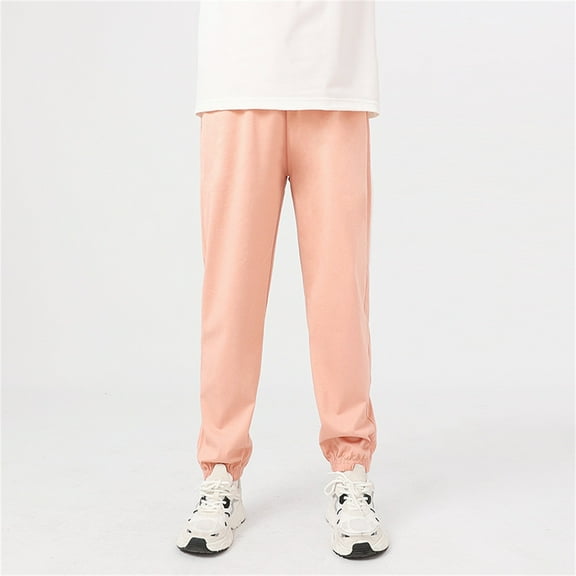 Kids Boys Sweatpants Oversized Girls Wide Leg Pants Red Sweatpants Baggy Sweatpants Kid Clothes Girls 11-12 Years