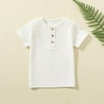 thumbnail image 1 of Kids Boys T Shirt Comfortable Short Sleeve Boys Shirts White Tees Toddler Summer Tshirts 6T Boys Shirts, 1 of 3