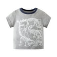 thumbnail image 1 of Kids T Shirts for Boys Girls DinosaurClothes for Boys Comfortable Toddler Boy Short Sleeve Shirt Toddler Tee Shirts 4T Boy Clothes, 1 of 6
