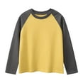 thumbnail image 1 of Kids Boys T Shirts Solid color Girls Bronze Top Kids Fall Tops Crewneck Basic Tees Comfort Colors Boys 6-8 Years Shirts Cute&nbsp;Boy Girl&nbsp;Clothing, 1 of 6
