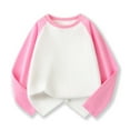 thumbnail image 1 of Kids Boys T Shirts Solid color Pink Long Sleeve Shirt Crewneck Tee Cottom Boy Shirt Teen Girls Clothes 4-5 Years Cute&nbsp;Boy Girl&nbsp;Clothing, 1 of 2