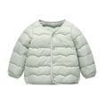 thumbnail image 1 of Kids Boys Winter Coat,Boys Puffer Coat with Pocket Zip up Coat Solid Color Long Sleeve Puffer Jacket Kids Boys Winter Coat Size 3-4 Years, 1 of 8