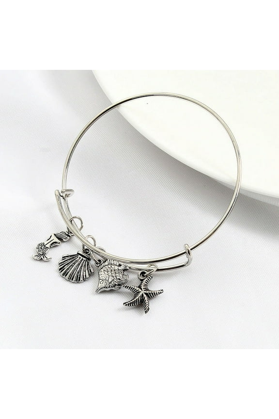 Kids Bracelet Alloy Diamond Sparkling Childrens Jewelry for Girls and Boys Durable Marine Life Silver Rose Gold Golden